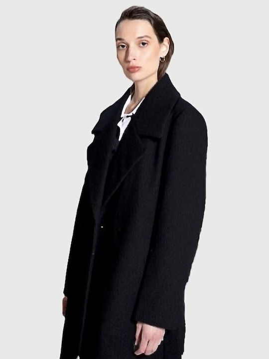 Splendid Women's Long Coat Black