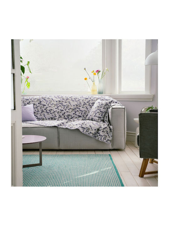 Gofis Home Puzzle Ριχτάρι Πολυθρόνας Πλεκτό 180x180εκ. Lilac 264/17