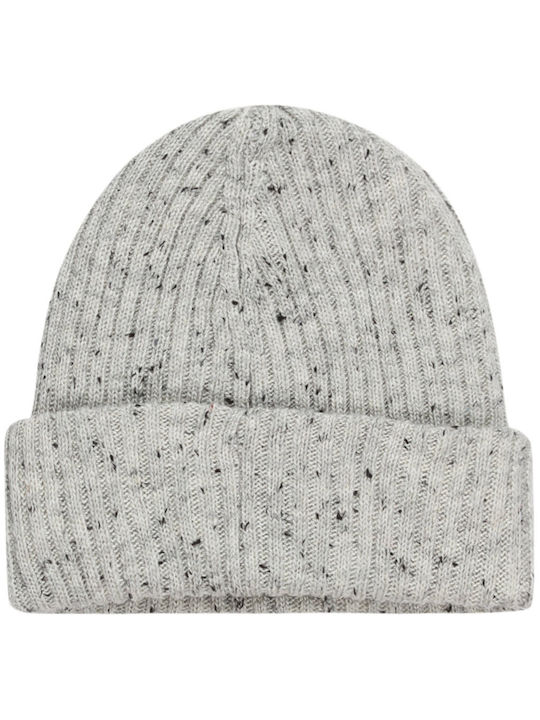 Beanie Unisex Σκούφος Πλεκτός σε Γκρι χρώμα