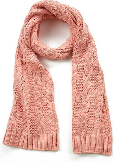 Frauen Set mit Beanie Gestrickt in Rosa Farbe