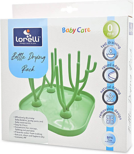 Lorelli Drying Rack for Baby Bottles Pink 1pcs