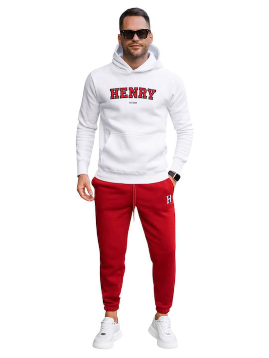 Henry Clothing Jogger Pants red