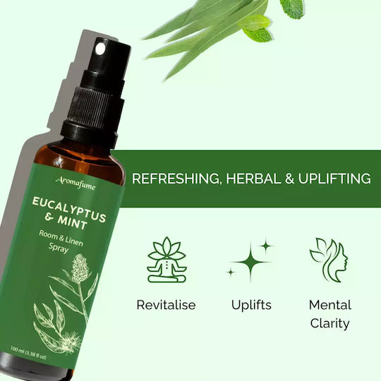 Natural Room Linen & Pillow Spray Ευκάλυπτο Μέντα 100ml