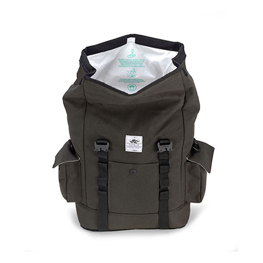 Kappa Moto Motorcycle Saddle Side Bag 14lt in Green Colour