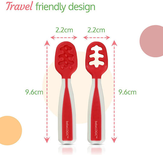 bebeLOGIC Produs de dentiție din silicon pentru 4 m+ 2buc
