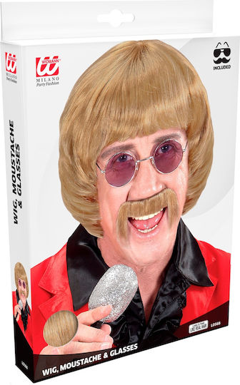 60er Jahre Musik Blonde Perücke