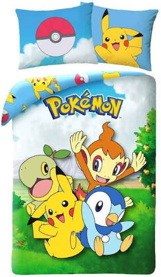 Kinderbettwäsche-Set Pokemon Pok-679bl