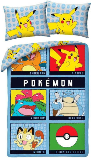 Children's Bedding Set Pokémon Pok-919 Blue