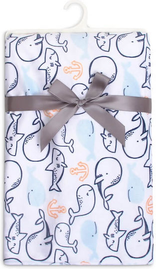 Mother's Choice Pătură Pepinieră Swaddling pături Fleece Albastră 75x100cm