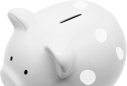 Pearhead Children's Money Box Ceramic Gray