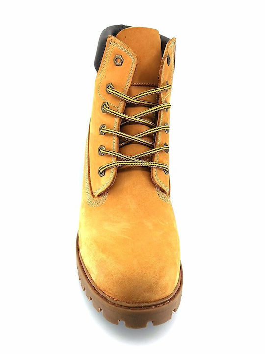 Leder Gelb Herrenstiefel