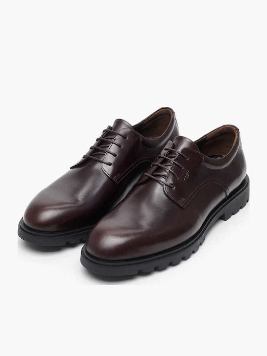 Men's Leather Casual Shoes Brown