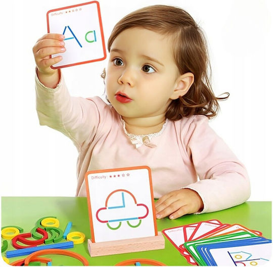 Montessori STEM Educational Game Knowledge made of Wood