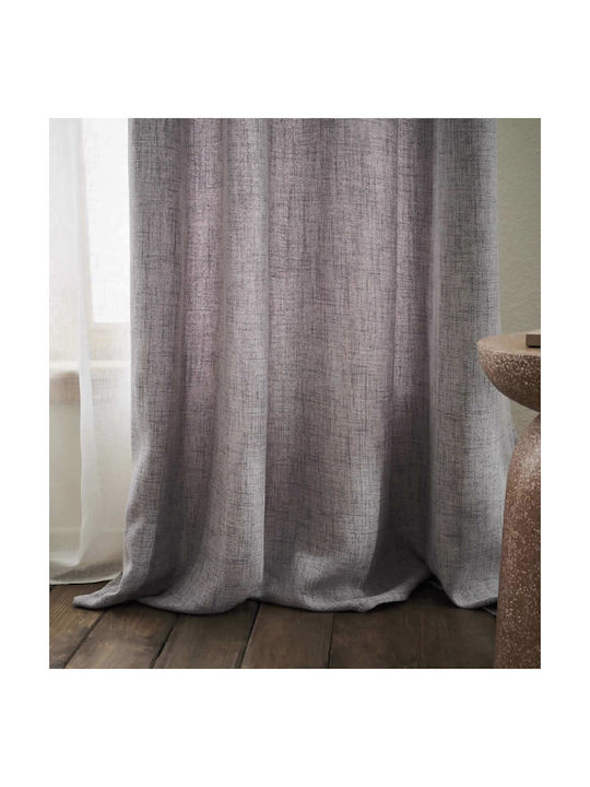 Gofis Home Curtain with Pencil Pleat Magna Gray 140x295cm