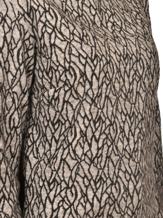 Γυναικεία Μπλούζα Ecru/black Lotus