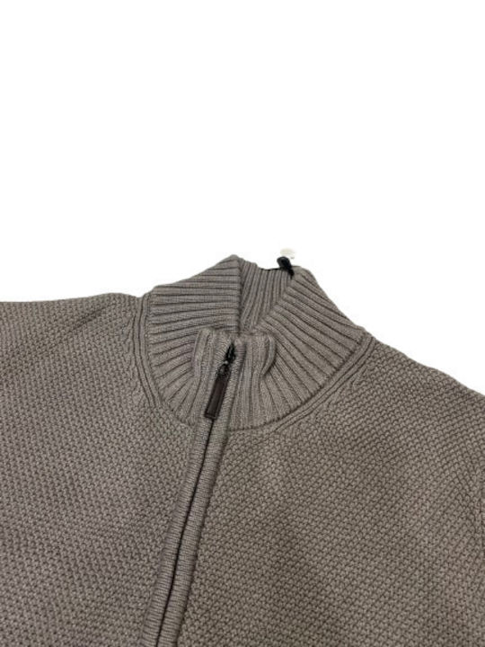 Garage Fifty5 Men's Knitted Cardigan Graphite Mel