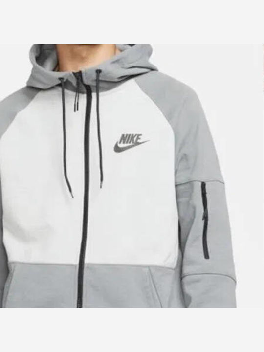 Sportswear Tech Fleece Ζακέτα με Κουκούλα Γκρι