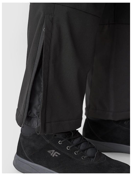 4F 4FWAW24TFTRM0713-20S Men's Trousers for Ski & Snowboard Black