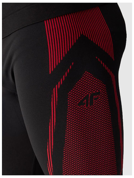 4F M166 Herren Thermo Hose Rot