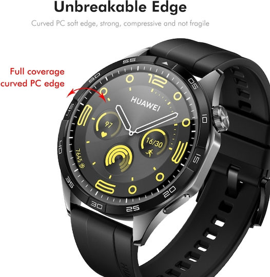 Huawei Watch GT 5 46mm Enkay 3D Пълно Покритие Мек Ръб от PC PMMA HD Протектор за Екран