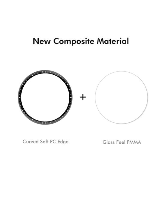 Huawei Watch Gt 5 46mm 2τμχ Enkay 3d Full Coverage Soft Pc Edge Pmma Hd Screen Film