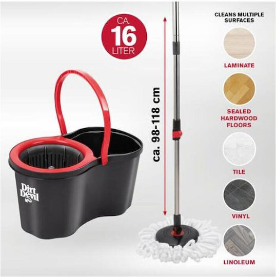 Dirt Devil Spin Mop with Microfibers