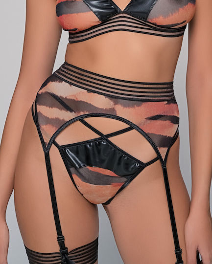 Milena by Paris Weiblicher Sexy Slip mit Spitze 007693-Tigre