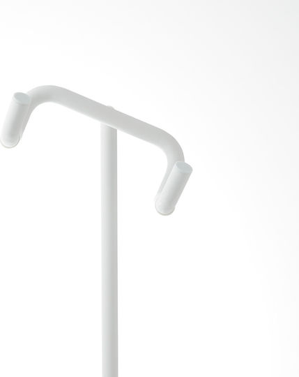 Yamazaki Floor Bicycle Stand Metal White Tower 38x33x94