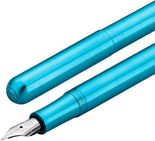 Kaweco Collection Liliput Writing Pen Medium Blue made of Aluminum with Blue Ink