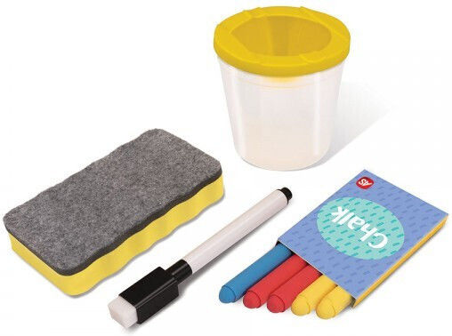 AS Magnet Box Πίνακας Μαγνητικός / Μαυροπίνακας Διπλής Όψης Επιδαπέδιος 100x50εκ.
