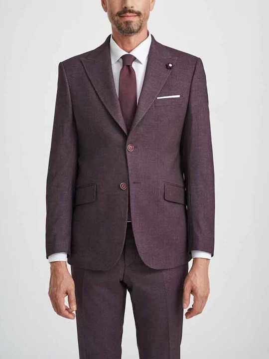 Men's Suit Burgundy