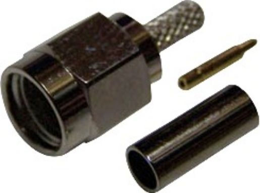 Ultimax V7801B Plug SMA male 10pcs Silver (V7801B)