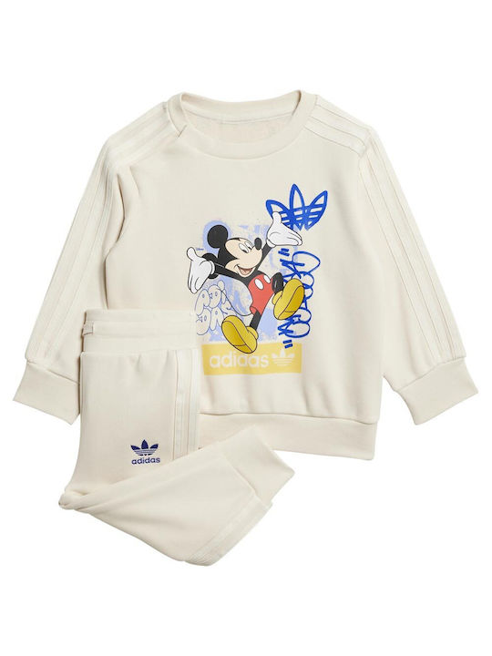 X Disney Mickey Mouse Παιδικό Σετ Φόρμας Εκρού