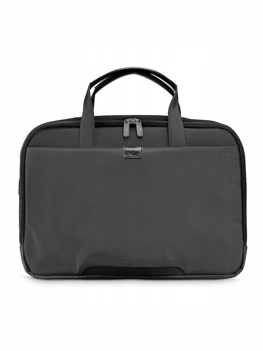 Zagatto Shoulder Handheld Laptop Bag 17.3 Inches with USB Port in Black Color ZG133