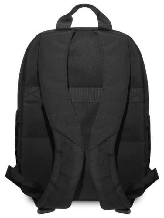 Bmw Nylon Blue Stripe 16" Laptop Backpack Black