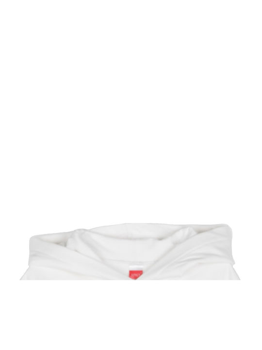 Παιδικό Φούτερ με Κουκούλα και Τσέπες White Hoo-d-pocket
