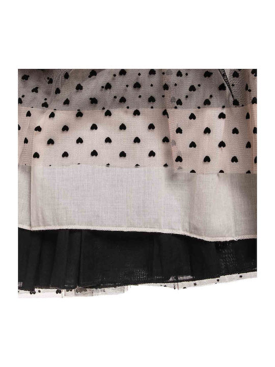 Children's Dress Long Sleeve Velvet Black