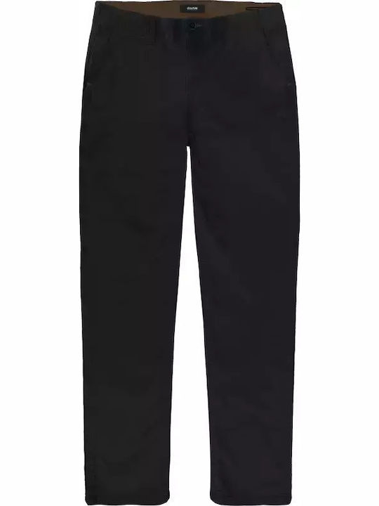 Pantaloni Chino cu Croială Normală Negru