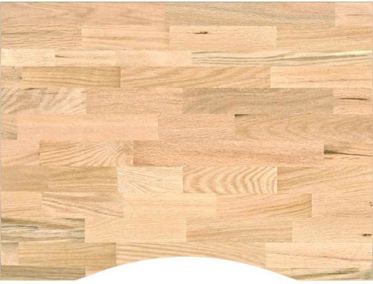 Vidaxl Banc de lucru 80x60x71.5-98 cm Lemn de stejar masiv Maro