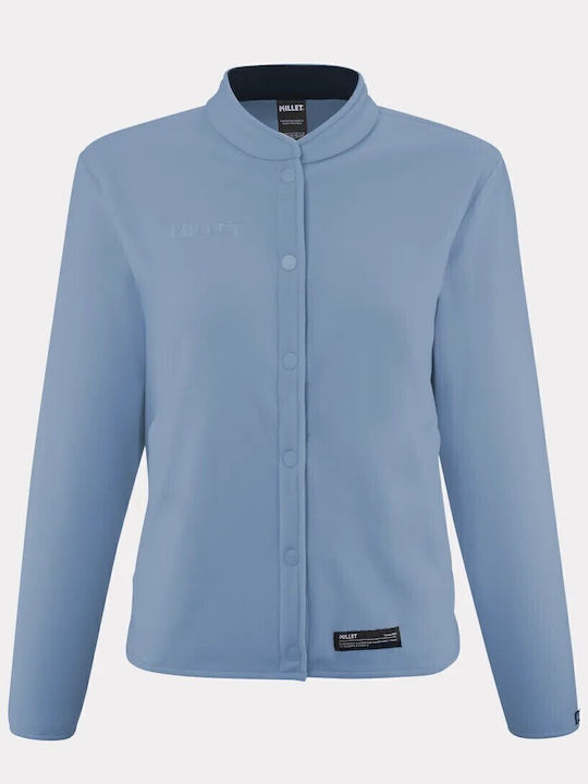 Fleece Γυναικεία Ζακέτα με Κουμπιά Coronet Blue