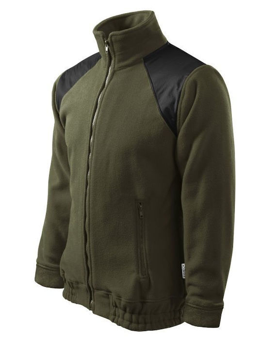 Ανδρική Ζακέτα Fleece Πράσινη