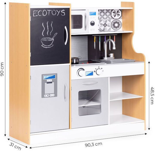 Ecotoys Kinderküche Für 3+ Jahre