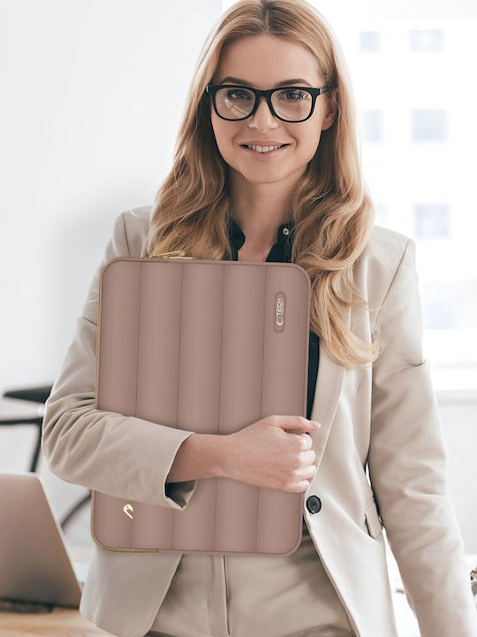 Tech-Protect Puffy Θήκη για Laptop 16" σε Καφέ χρώμα