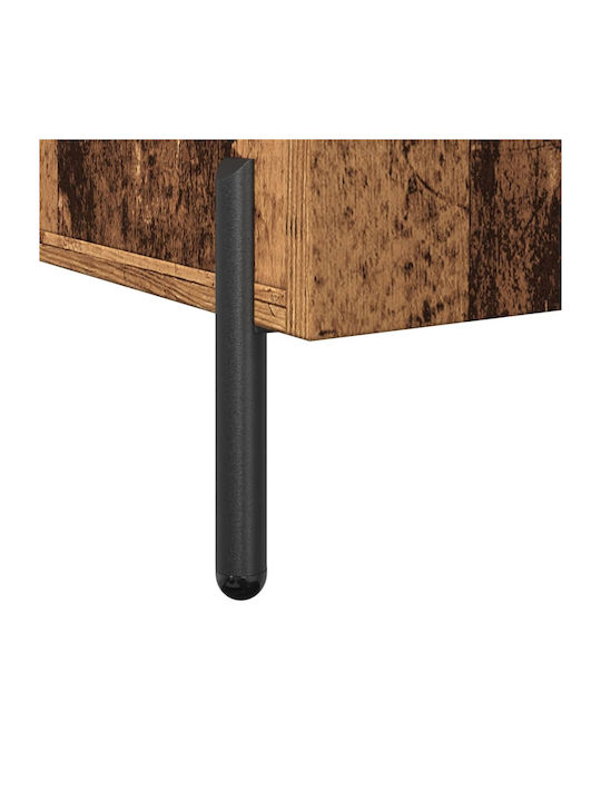 Sideboard Wooden with Drawers Coffee 100x36x60cm