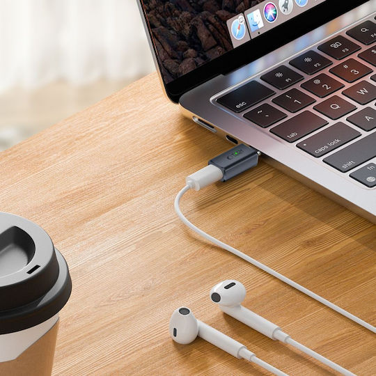 Tech-Protect Ultraboost Konverter USB-C männlich zu Blitzschlag weiblich Gray 1Stück