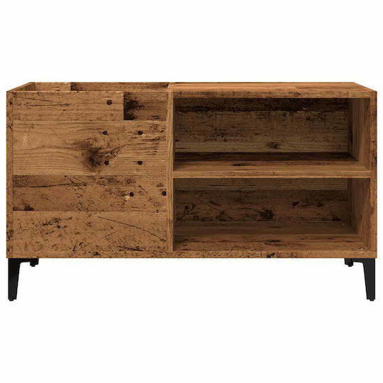 vidaXL Мебел за Hi-Fi Кафяв 38x84.5x48см