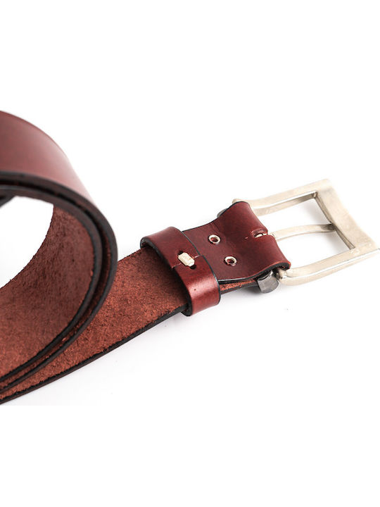 Leder Damen Gürtel Burgundisch