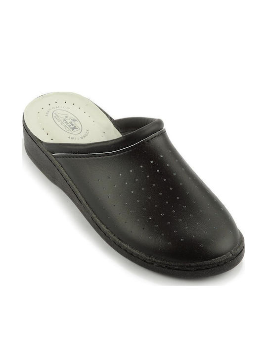 Fshoes Ανδρικά Σαμπό Μαύρα