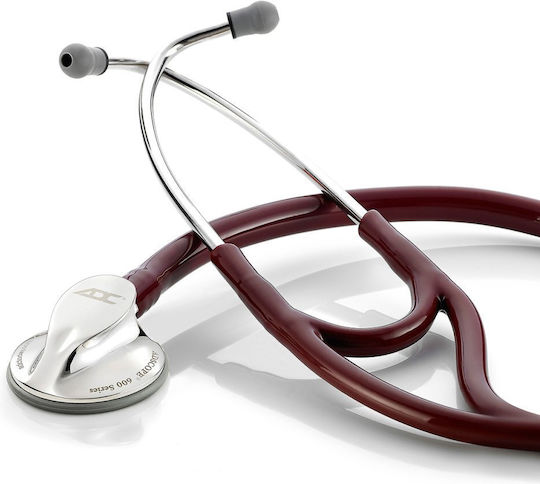 ADC Cardiology Double Head Stethoscope Burgundy