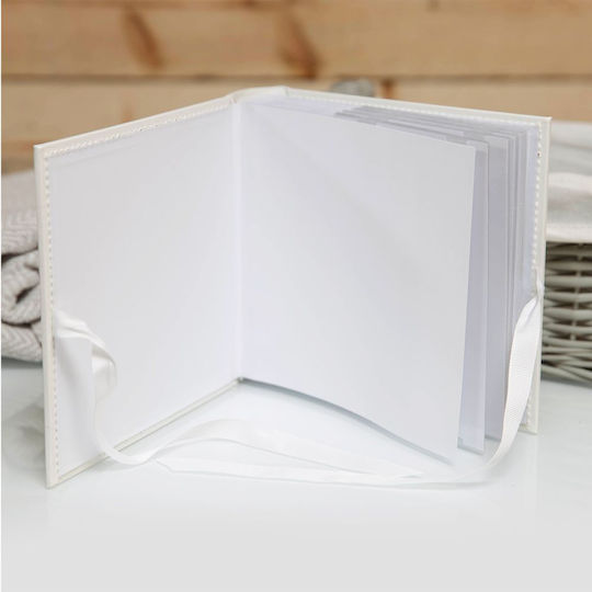 Children's Album Twinkle Twinkle for 80 Photos White made of Leather Children's Album Twinkle Twinkle for 80 Photos White made of Leather
